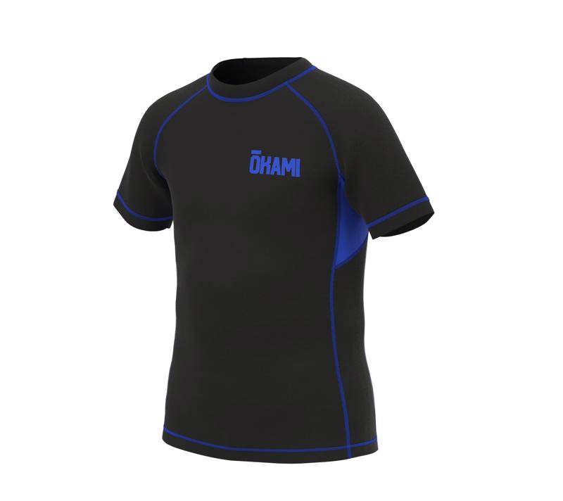 Okami Kids GRAPPLINO RASHGUARD - BLACK/BLUE